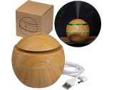 Aroma humidifier with color changing LED light